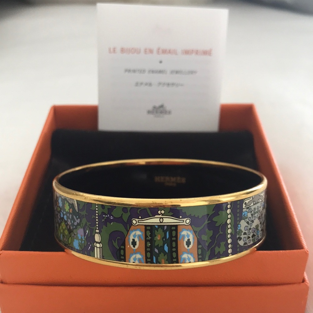 HERMÈS Enamel Cachemire De Tamara Bangle